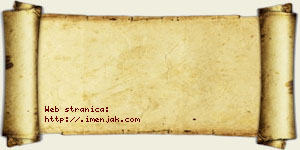 Anđela Atanasković vizit kartica